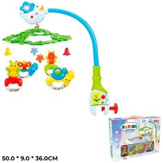 Карусель 2124A-3ZYA Потеша, на батарейках, подсветка, звук, в коробке Zhorya