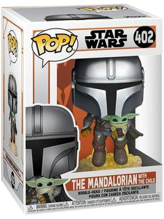Фигурка Funko POP! Звездные войны Мандалорец с Грогу Star Wars №402 12 см