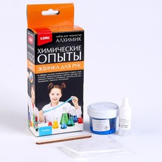 Lori Химические опыты. Жвачка для рук Голубая