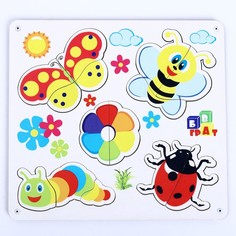 ГРАТ Сортер-пазл «Насекомые»