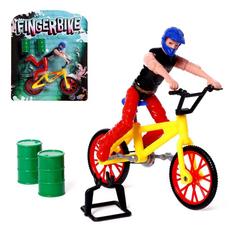 WOOW TOYS Пальчиковый велосипед с фигуркой, МИКС