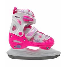 Коньки раздвижные JR Jasmin ICE бел/розов р.38-41 Calambus
