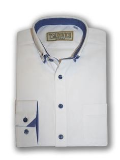 Рубашка детская Tsarevich PT2000/1A ,белый ,146
