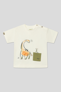 Футболка детская Mayoral 1027 бежевый, 92