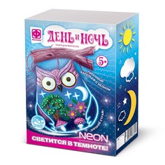 Гипсовый барельеф с неоном «Сова» Фантазер