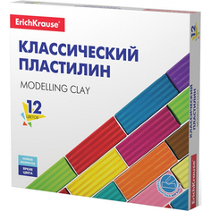 Пластилин ErichKrause Basic 12 цветов, 192г (коробка), 50558, (2шт.)