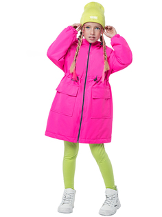 Парка детская NIKASTYLE 5м3223, розовый, 134