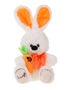 Мягкая игрушка Fluffy Family Зая с морковкой 20 см, 682121