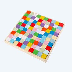 Кубики KOGURS Разноцветные деревянные 100 шт. Kogurs