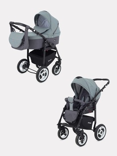 Коляска 2 в 1 Rant DREAM 06 серый-зеленый РАНТ