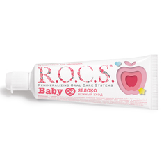 Зубная паста детская R.O.C.S. Baby Нежный уход, 0-3 года, яблоко, 45 г