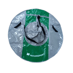 Санки надувные NovaSport 90 см тюбинг без камеры СH040.090 серый/серый зеленый