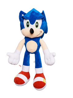 Мягкая игрушка La-LaLand Соник Ёж Sonic the Hedgehog синий 28 см