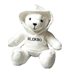 Мягкая игрушка La-LaLand Мишка в свитере BLCKBO белый 45 см