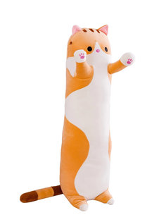 Мягкая игрушка, Кот-батон, рыжий, 50 см La La Land