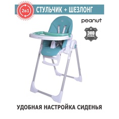Стульчик Baby Care PEANUT YB603A лазурный