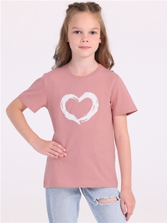 Футболка детская Апрель 1ДДФК3368001, розовый, 134