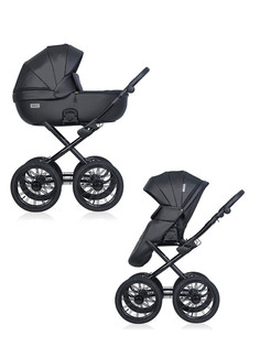 Коляска детская 2 в 1 Riko basic MONTANA ECCO Prestige 12 Black