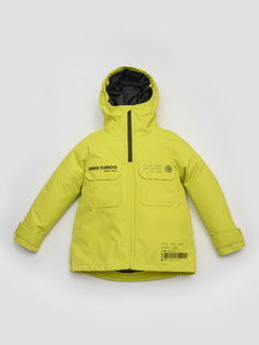 Куртка детская Orso Bianco Наса, желто-зеленый, 164