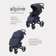 Коляска детская RANT basic ALPINE RA450 Graphite