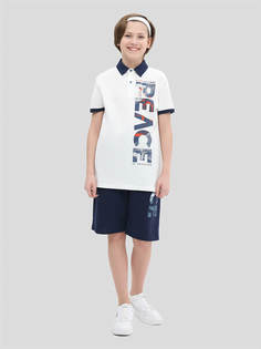 Комплект спортивный детский VITACCI TO10943-02 цвет белый размер 134-140