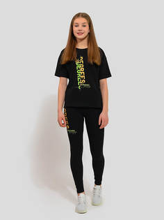 Комплект спортивный детский VITACCI TO75064-01 цвет черный размер 146-152