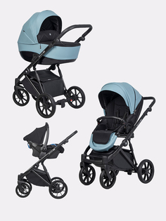 Коляска детская 3 в 1 Riko BRANO PRO 02 Сrystal blue