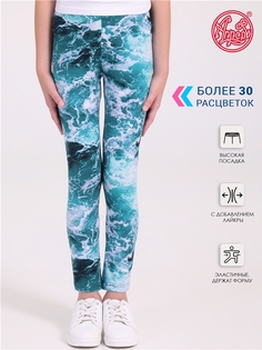 Леггинсы детские Апрель 1ДРЛ1609804н, голубой, размер 146