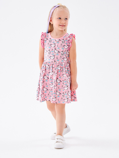 Платье детское Me&We KG121-J602-606, Светло-розовый, размер 104