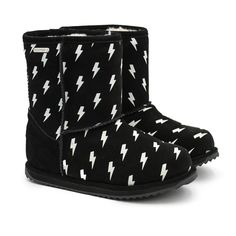 Угги EMU Australia Lightning Bolt Brumby K12102 цв. черный р. 25,5