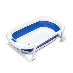 Детская складная ванночка Solmax для купания новорожденных, синий ZV97030 Solmax&Kids