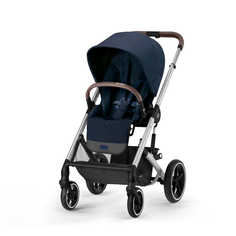 Прогулочная коляска Cybex Balios S Lux 2023 на шасси Silver(lOcean blue)