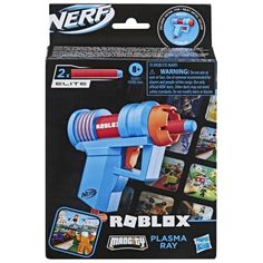 Бластер NERF Hasbro Roblox MS Plasma Ray, синий, F2490EU4