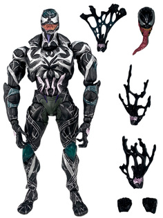 Фигурка симбиот StarFriend Веном Марвел Venom Marvel подвижная, аксессуары, 26 см