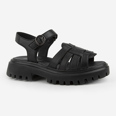 Сандалии детские Kapika 34519п-1, цвет черный, размер 39 EU