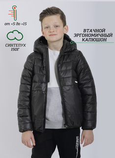 Куртка детская Orso Bianco Нейт, черный, 146