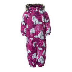 Комбинезон детский Huppa 36300030, бордовый, 68