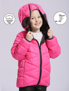 Куртка детская Orso Bianco Райдо, ярко-розовый, 104