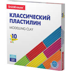 Пластилин ErichKrause Basic 10 цветов, 160г (коробка), 50640, (3шт.)