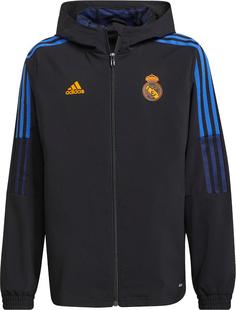 Толстовка Adidas Real Pre Jkt Y, для мальчиков, GR4334, размер 140 см