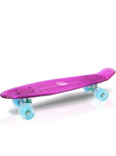 Детский скейтборд ZILMER Ночная комета, розовый