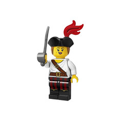 Конструктор LEGO Minifigures 71027-5 Девочка-пират, 1шт.
