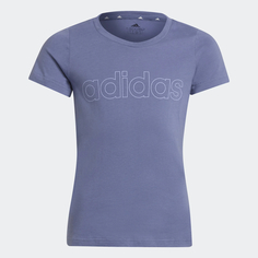 Футболка Adidas G Lin T, для девочек, GS0189, размер 116 см