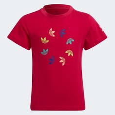 Футболка Adidas Tee, для мальчиков, HE6837, размер 104 см