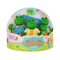 Набор игровой Lil Woodzeez Семья лягушек; нефлокированные LW6260-1