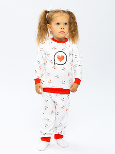 Пижама для девочек КотМарКот 30279 цв. белый р. 98