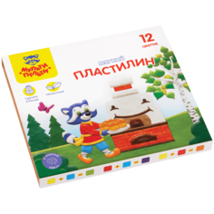 Пластилин 12 цв. Мульти-Пульти "Енот в сказке" 144 г со стеком 328896