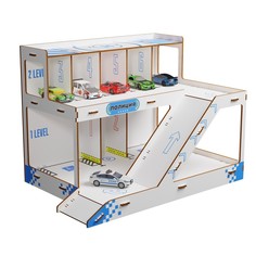 МЕГА ТОЙС Конструктор деревянный «Парковка полицейская» Mega Toys