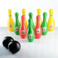 Набор игровой Боулинг 10 кеглей, 2 шара Uz Toy