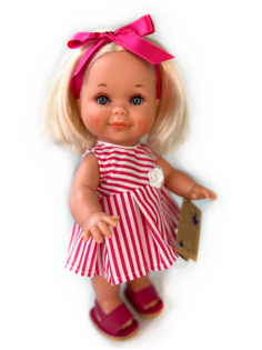 Кукла Бетти в платье в полоску Lamagik